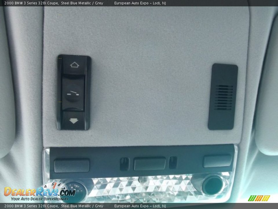 2000 BMW 3 Series 328i Coupe Steel Blue Metallic / Grey Photo #29