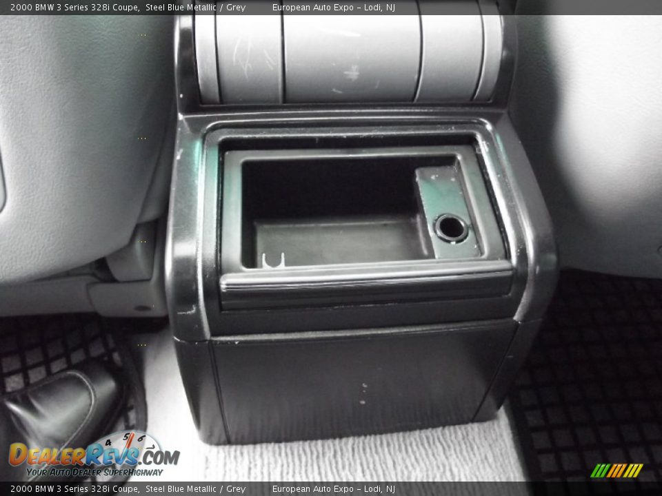 2000 BMW 3 Series 328i Coupe Steel Blue Metallic / Grey Photo #30