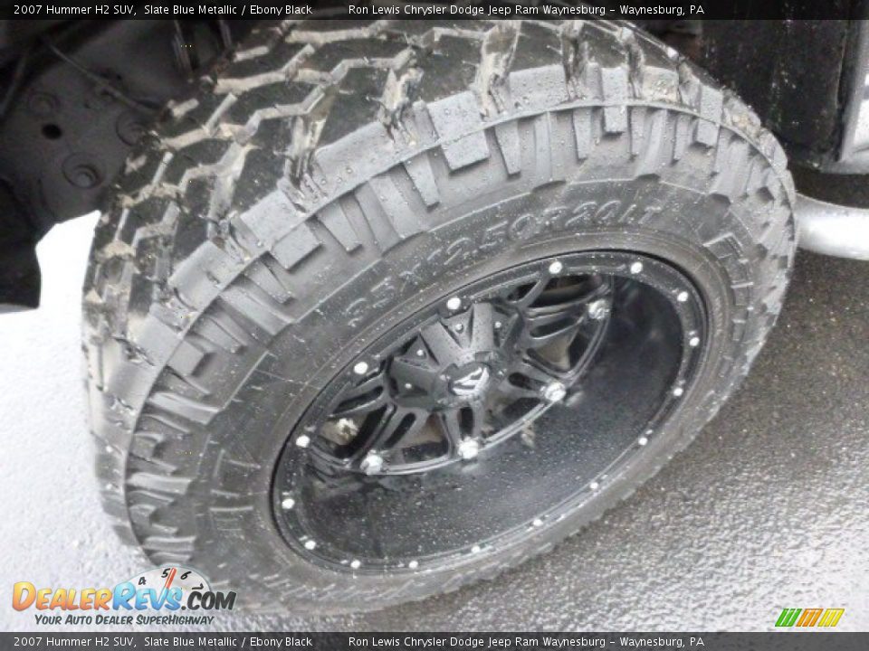 2007 Hummer H2 SUV Slate Blue Metallic / Ebony Black Photo #9