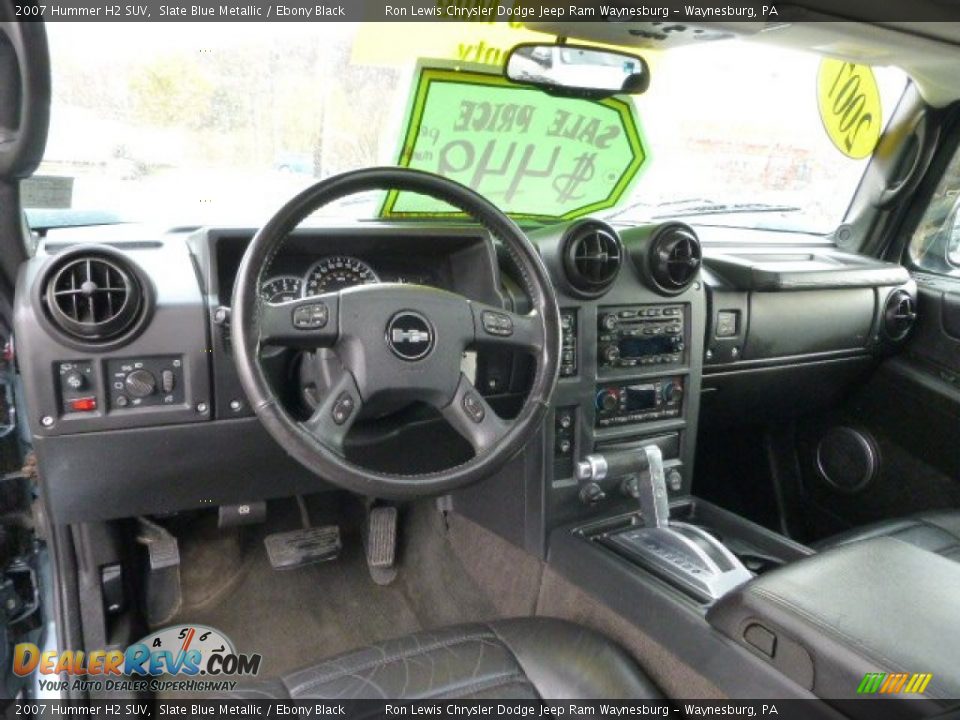 2007 Hummer H2 SUV Slate Blue Metallic / Ebony Black Photo #13