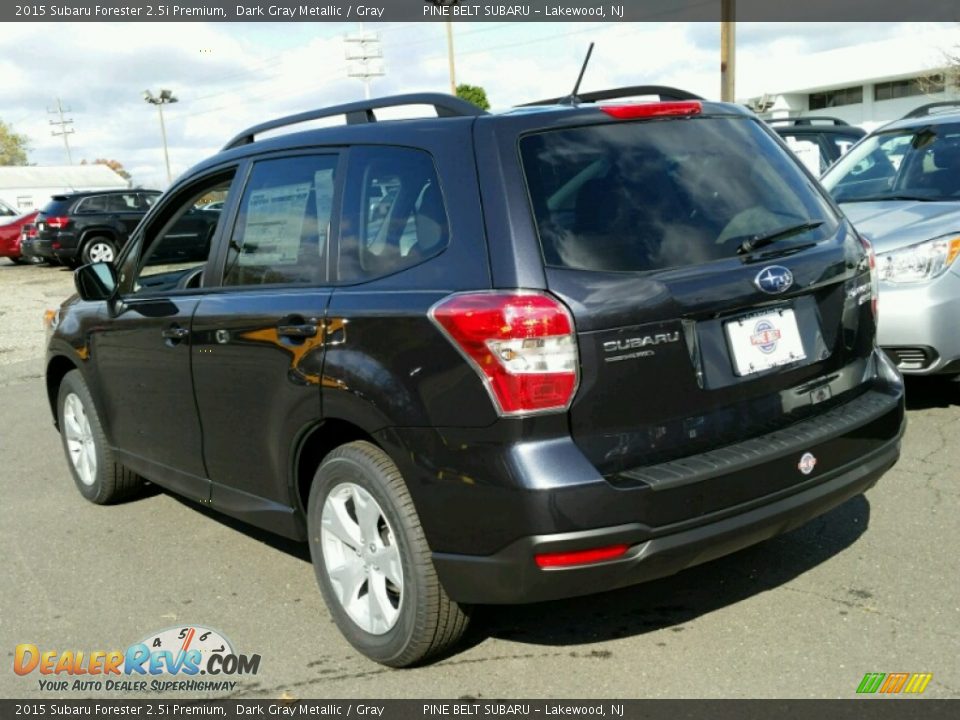 2015 Subaru Forester 2.5i Premium Dark Gray Metallic / Gray Photo #4