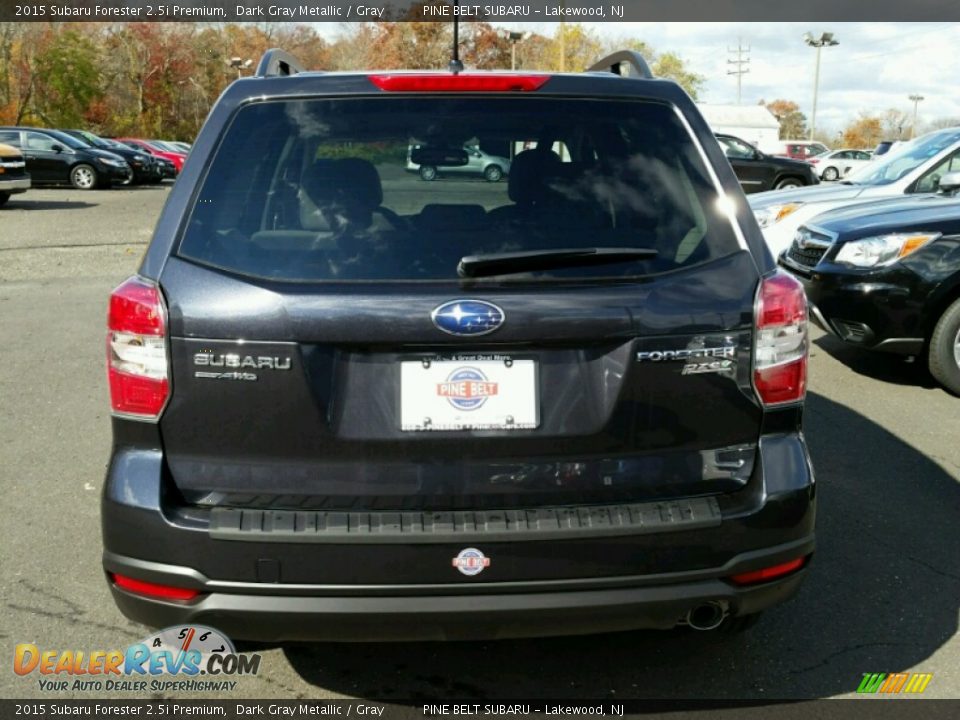 2015 Subaru Forester 2.5i Premium Dark Gray Metallic / Gray Photo #5