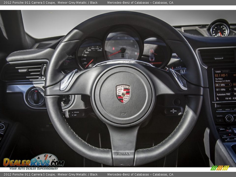 2012 Porsche 911 Carrera S Coupe Steering Wheel Photo #15