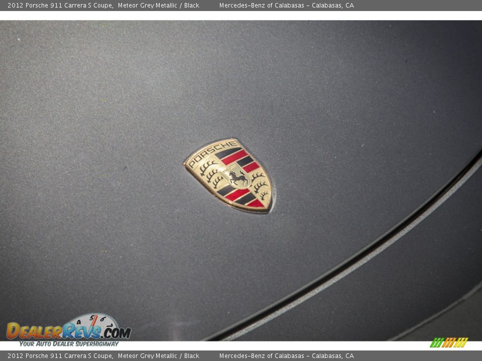 2012 Porsche 911 Carrera S Coupe Meteor Grey Metallic / Black Photo #28