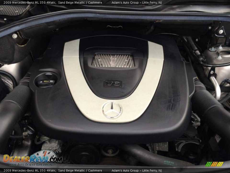 2009 Mercedes-Benz ML 350 4Matic Sand Beige Metallic / Cashmere Photo #27