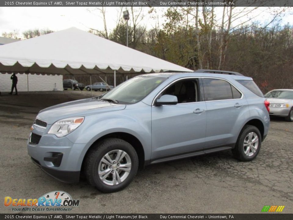 2015 Chevrolet Equinox LT AWD Silver Topaz Metallic / Light Titanium/Jet Black Photo #1