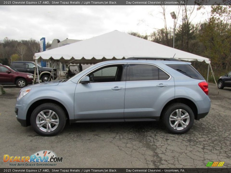 2015 Chevrolet Equinox LT AWD Silver Topaz Metallic / Light Titanium/Jet Black Photo #2