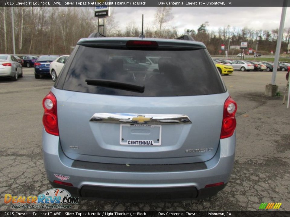 2015 Chevrolet Equinox LT AWD Silver Topaz Metallic / Light Titanium/Jet Black Photo #6