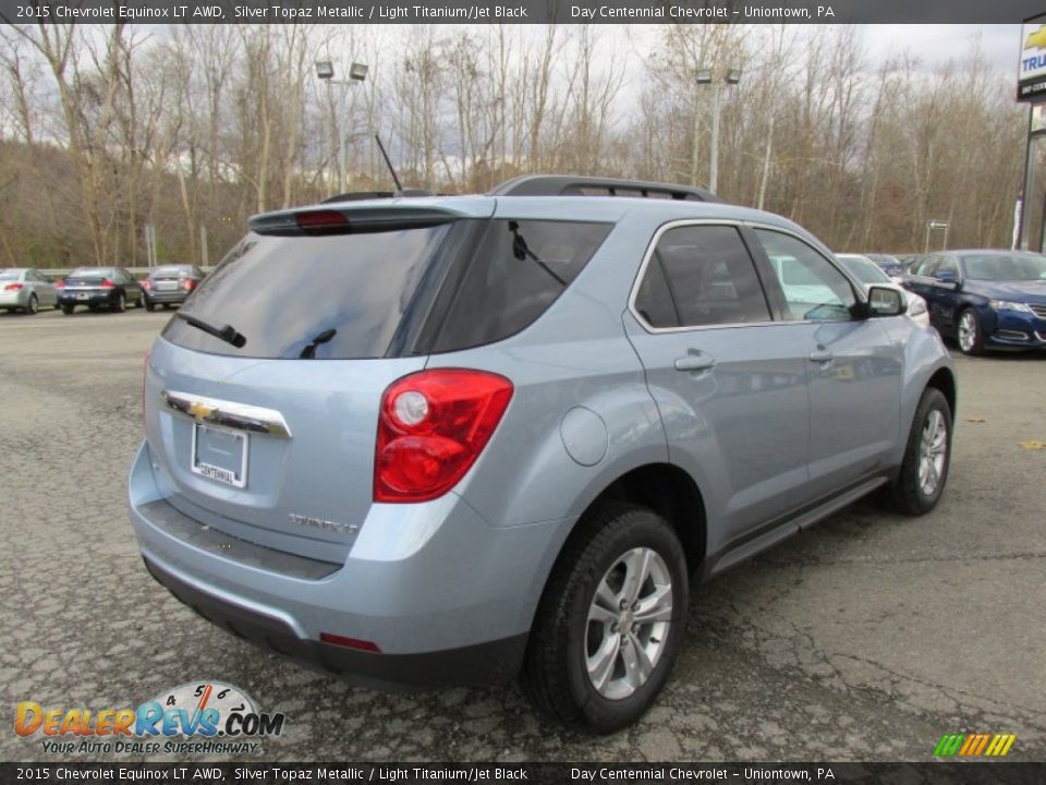 2015 Chevrolet Equinox LT AWD Silver Topaz Metallic / Light Titanium/Jet Black Photo #7