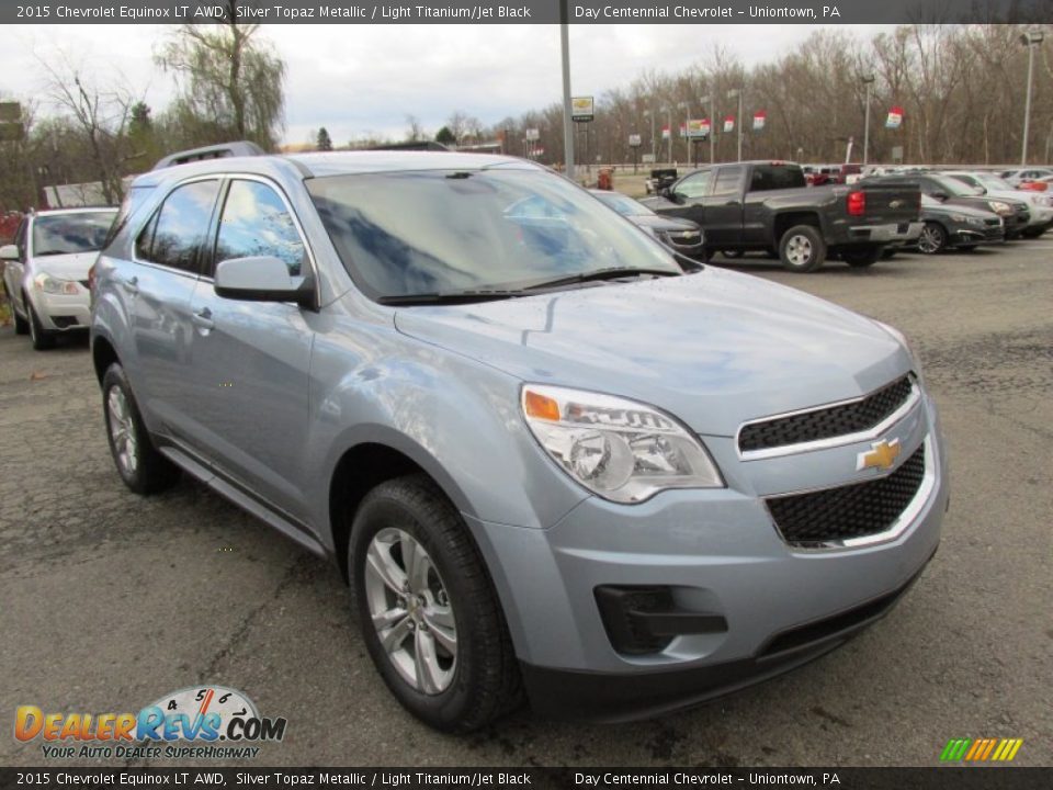 2015 Chevrolet Equinox LT AWD Silver Topaz Metallic / Light Titanium/Jet Black Photo #9