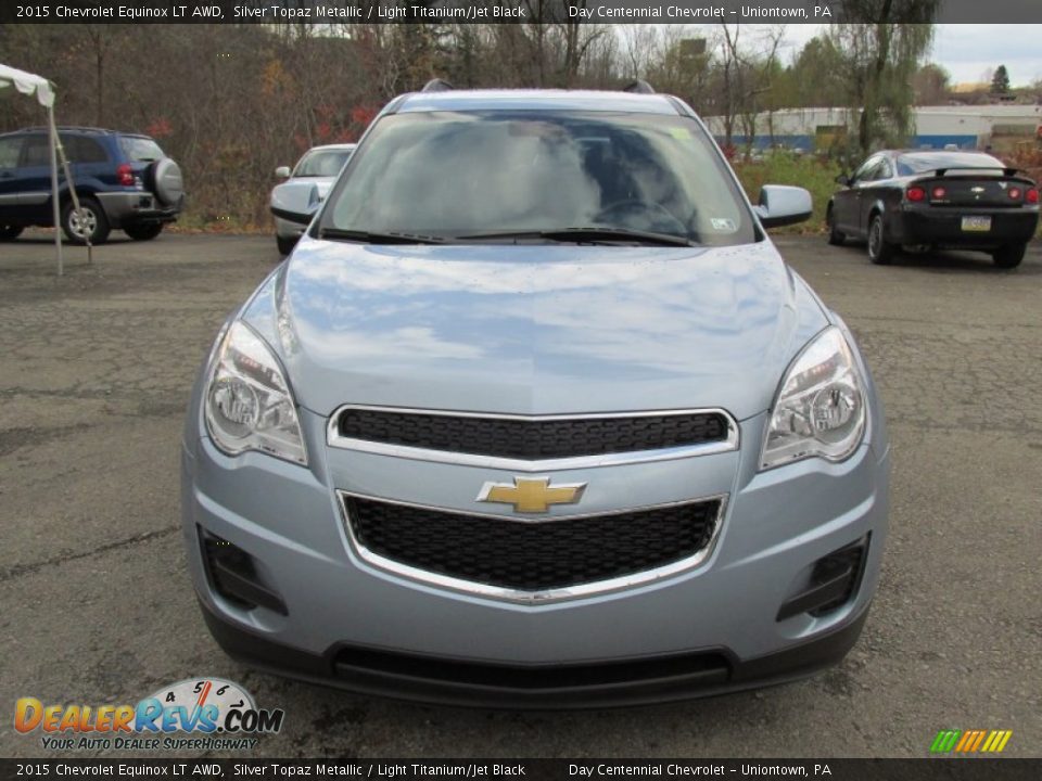 2015 Chevrolet Equinox LT AWD Silver Topaz Metallic / Light Titanium/Jet Black Photo #10