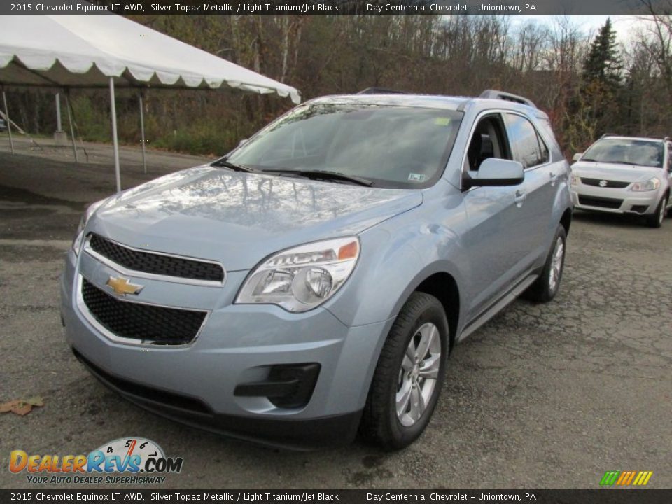 2015 Chevrolet Equinox LT AWD Silver Topaz Metallic / Light Titanium/Jet Black Photo #11