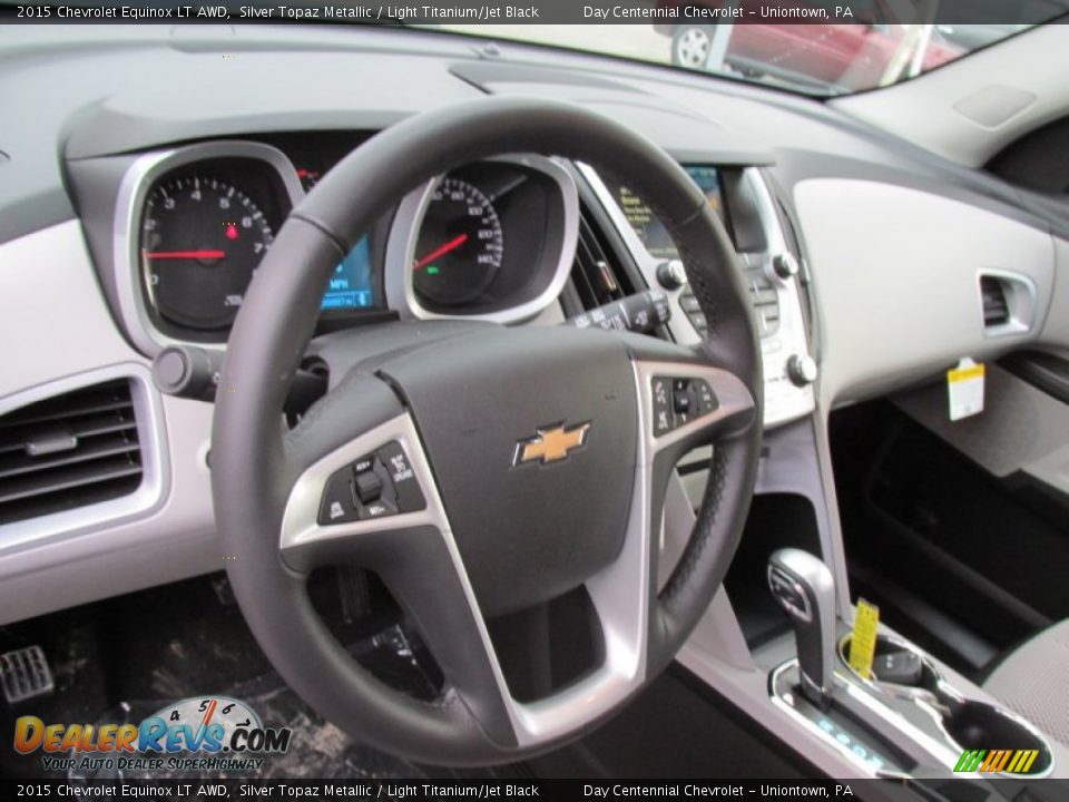 2015 Chevrolet Equinox LT AWD Silver Topaz Metallic / Light Titanium/Jet Black Photo #15