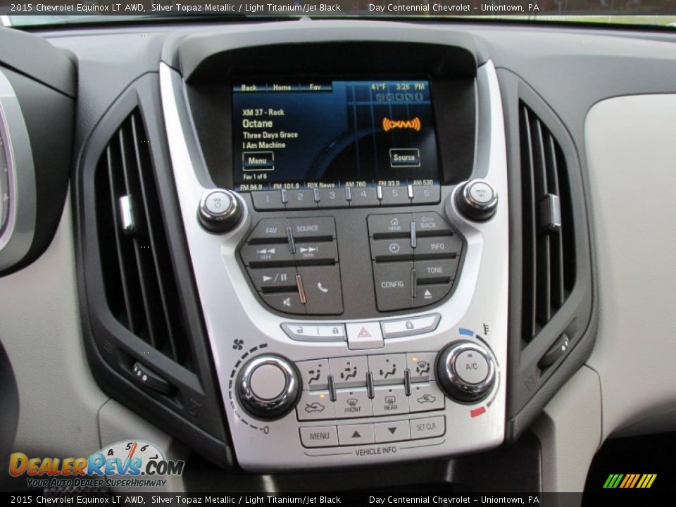 2015 Chevrolet Equinox LT AWD Silver Topaz Metallic / Light Titanium/Jet Black Photo #17