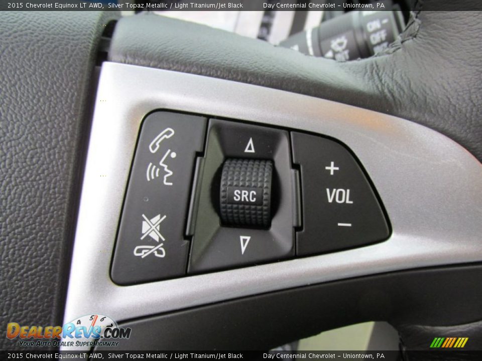 2015 Chevrolet Equinox LT AWD Silver Topaz Metallic / Light Titanium/Jet Black Photo #18