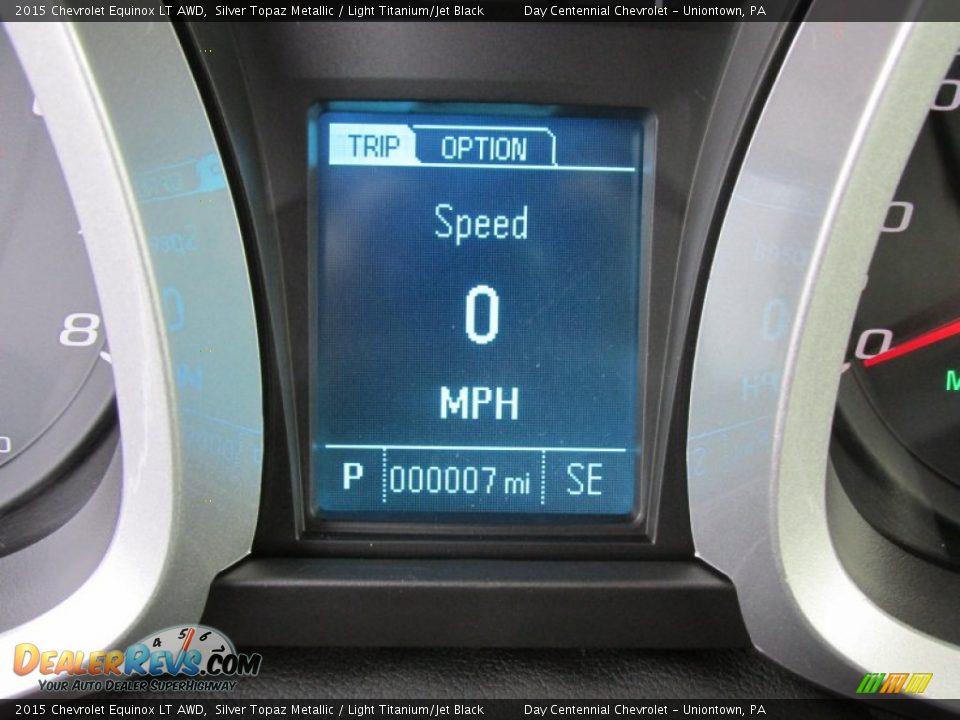 2015 Chevrolet Equinox LT AWD Silver Topaz Metallic / Light Titanium/Jet Black Photo #20