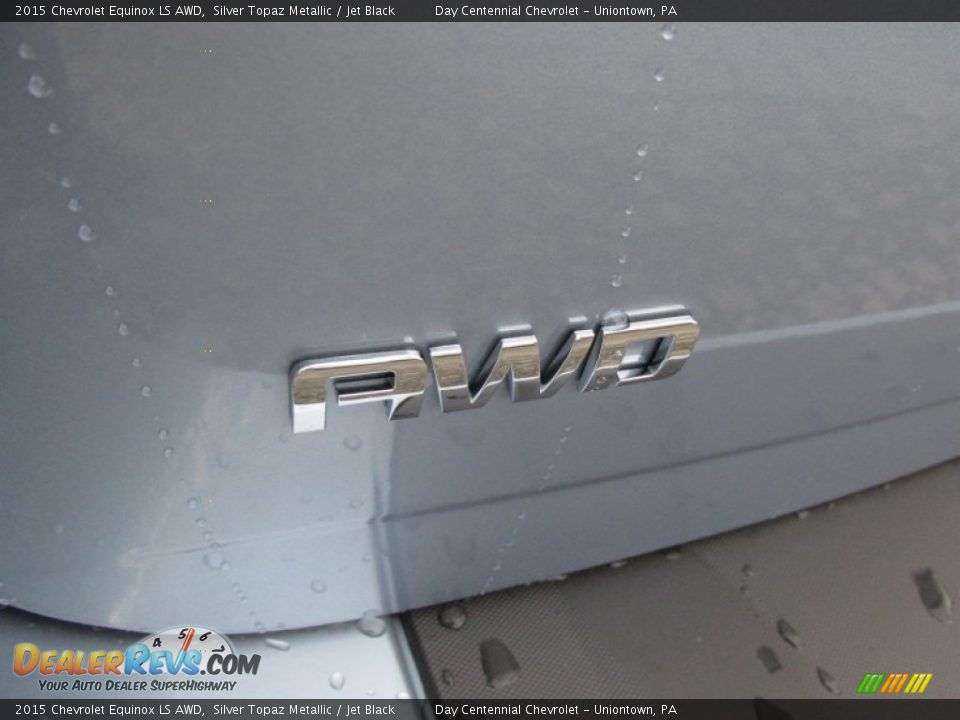 2015 Chevrolet Equinox LS AWD Silver Topaz Metallic / Jet Black Photo #5