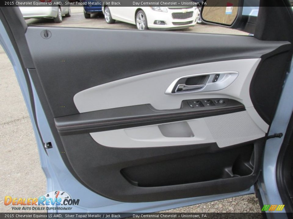 2015 Chevrolet Equinox LS AWD Silver Topaz Metallic / Jet Black Photo #12