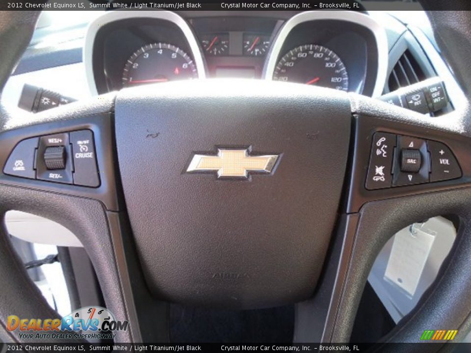 2012 Chevrolet Equinox LS Summit White / Light Titanium/Jet Black Photo #22