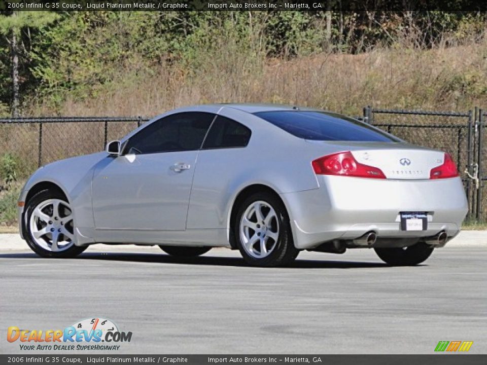 2006 Infiniti G 35 Coupe Liquid Platinum Metallic / Graphite Photo #4