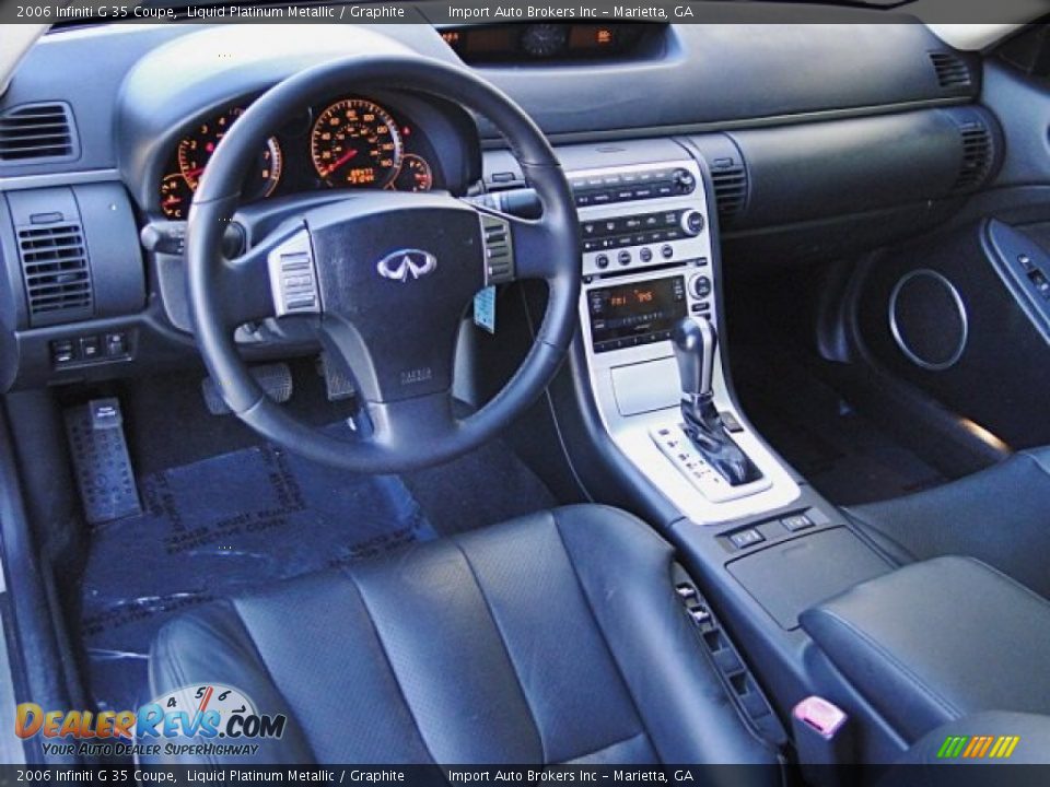 2006 Infiniti G 35 Coupe Liquid Platinum Metallic / Graphite Photo #8