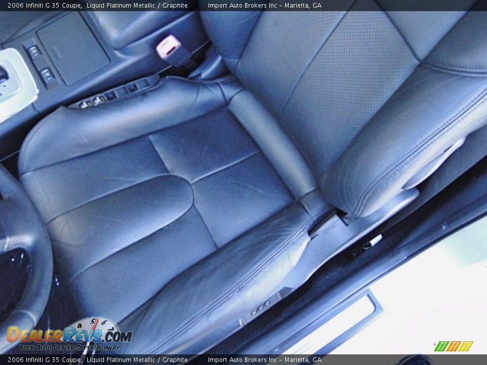 2006 Infiniti G 35 Coupe Liquid Platinum Metallic / Graphite Photo #9