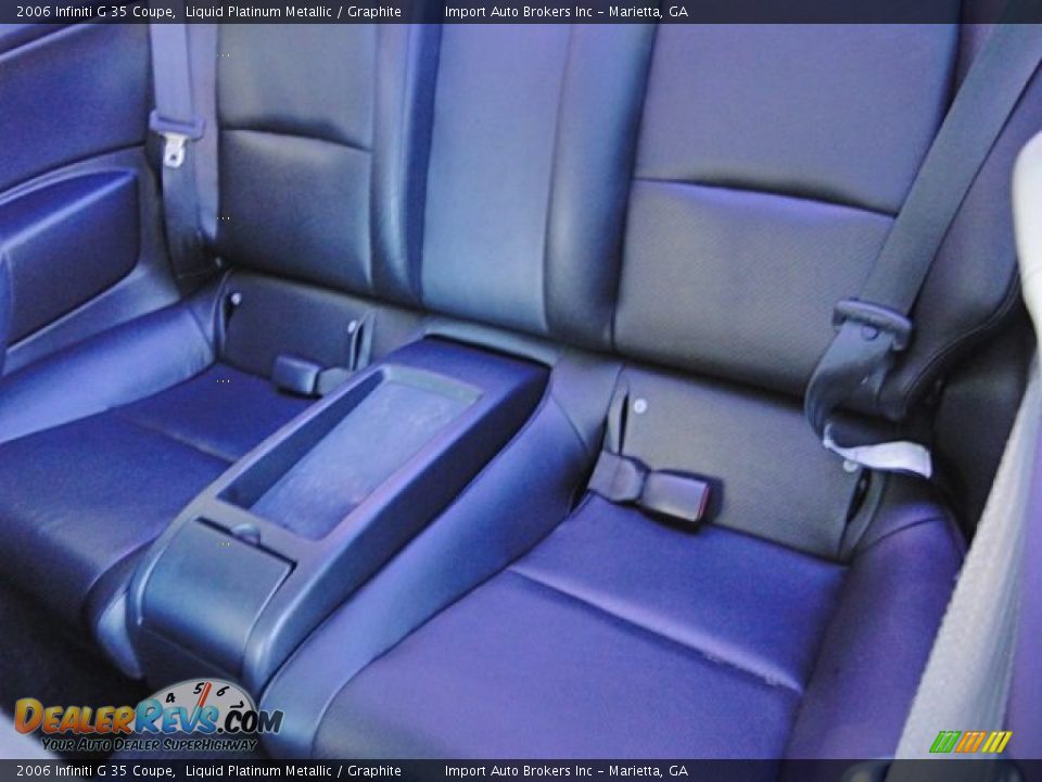 2006 Infiniti G 35 Coupe Liquid Platinum Metallic / Graphite Photo #11