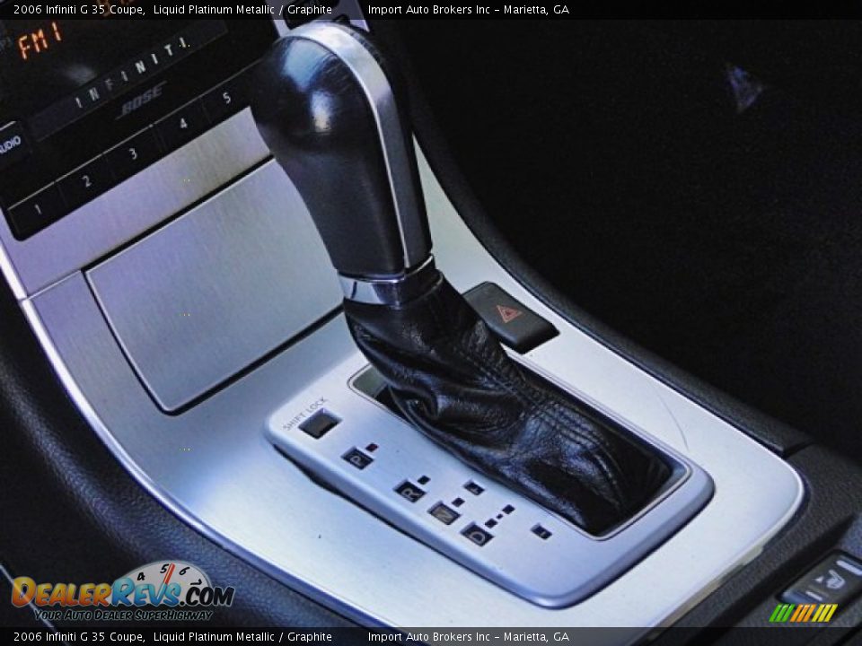 2006 Infiniti G 35 Coupe Liquid Platinum Metallic / Graphite Photo #13