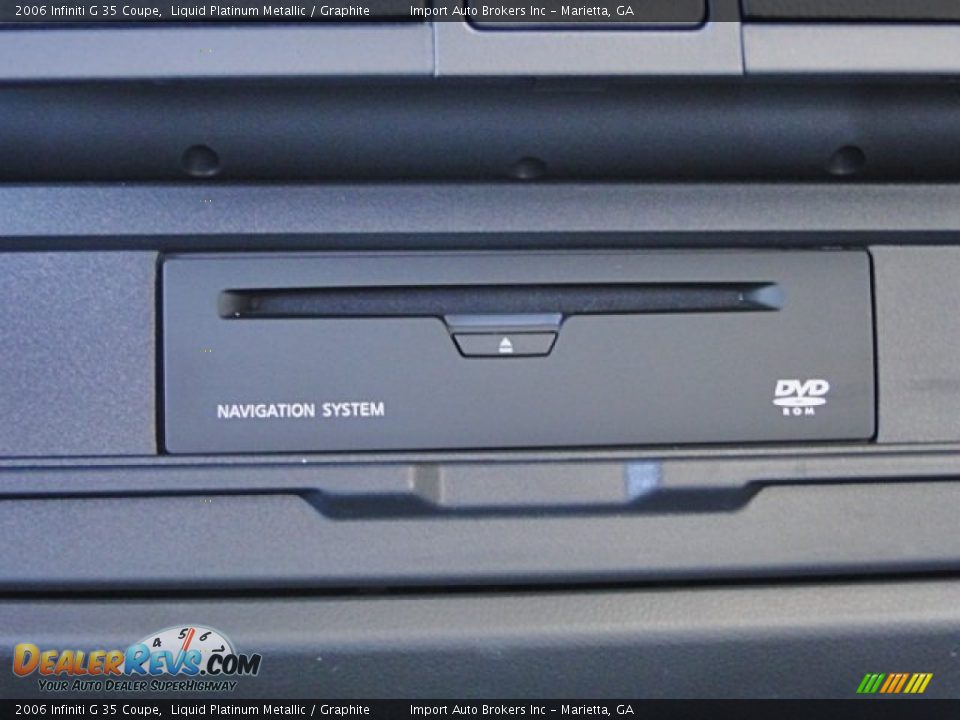 2006 Infiniti G 35 Coupe Liquid Platinum Metallic / Graphite Photo #20