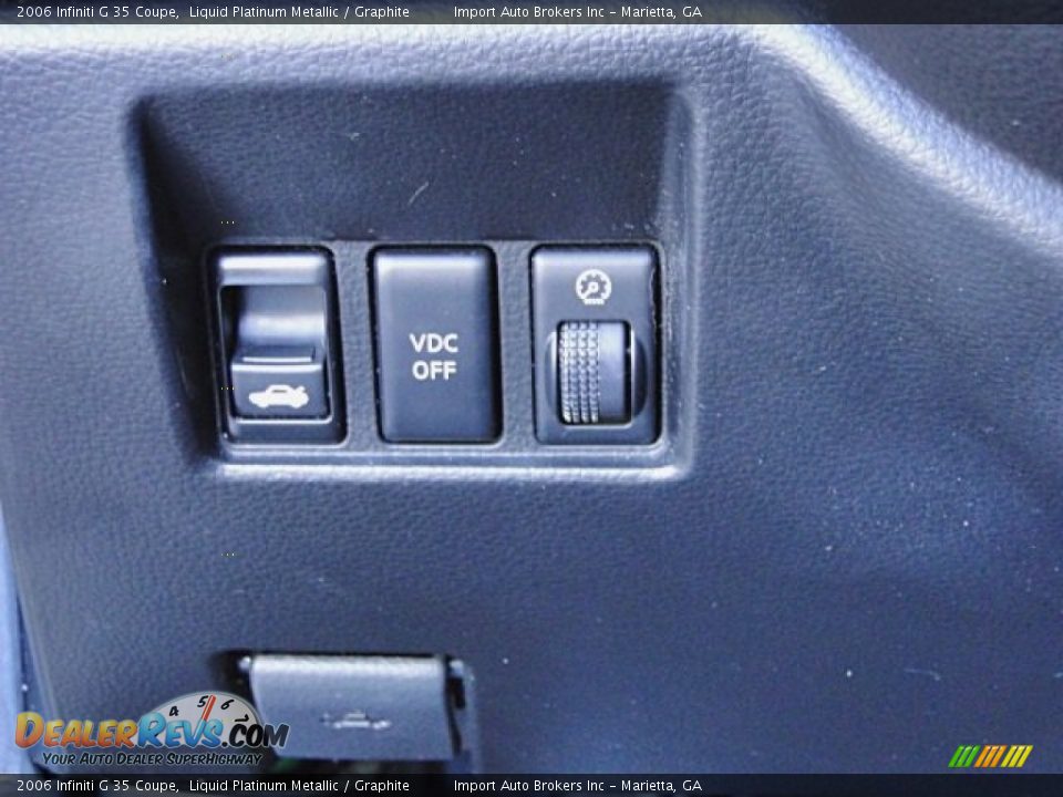 2006 Infiniti G 35 Coupe Liquid Platinum Metallic / Graphite Photo #22