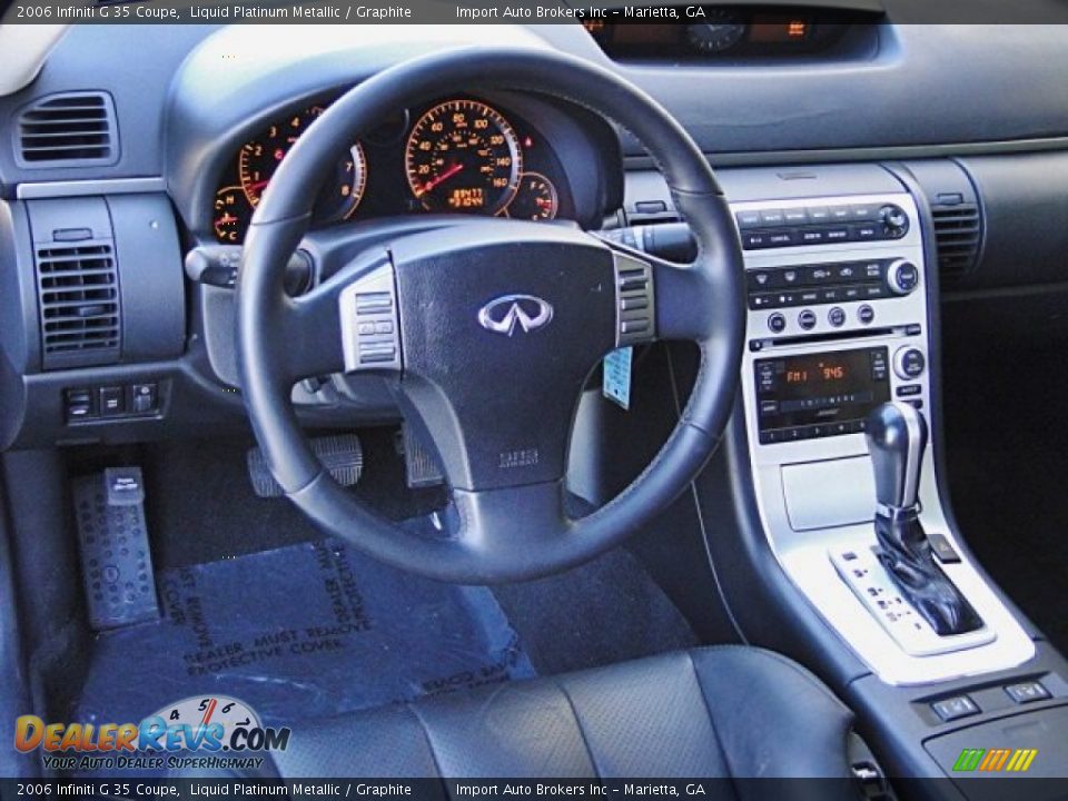 2006 Infiniti G 35 Coupe Liquid Platinum Metallic / Graphite Photo #23