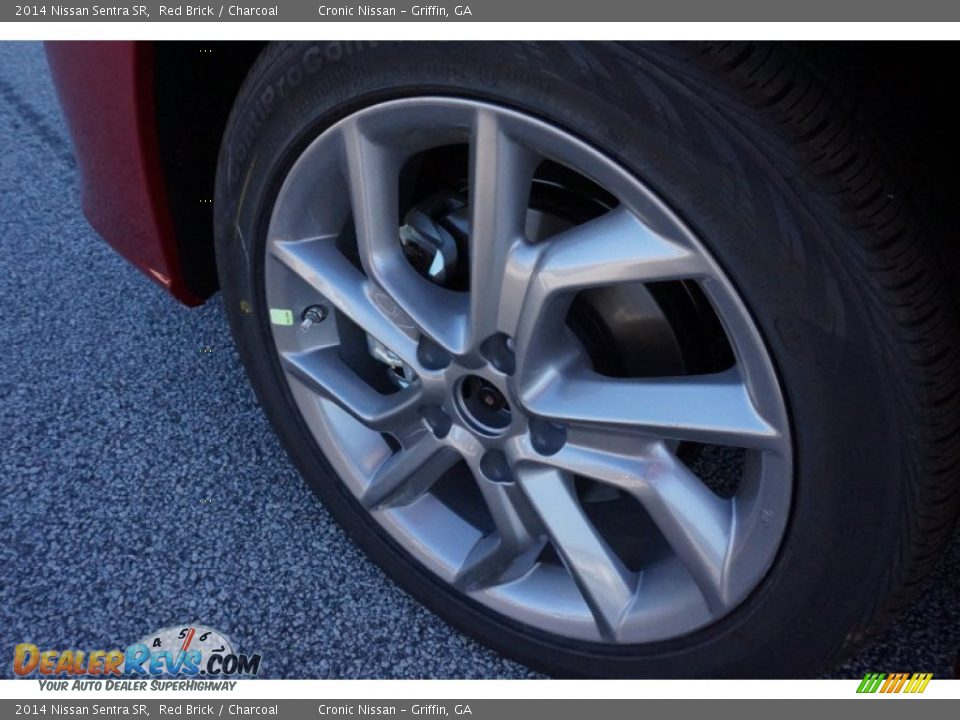 2014 Nissan Sentra SR Red Brick / Charcoal Photo #11