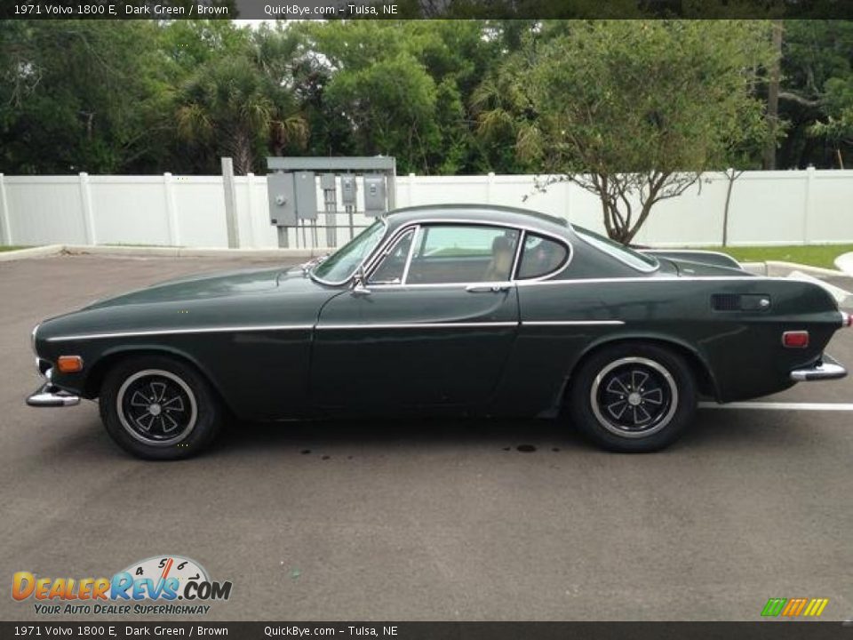 Dark Green 1971 Volvo 1800 E Photo #1