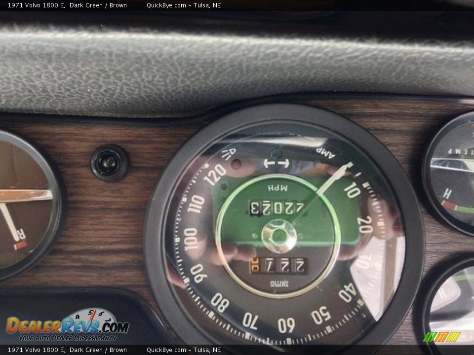 1971 Volvo 1800 E Dark Green / Brown Photo #8