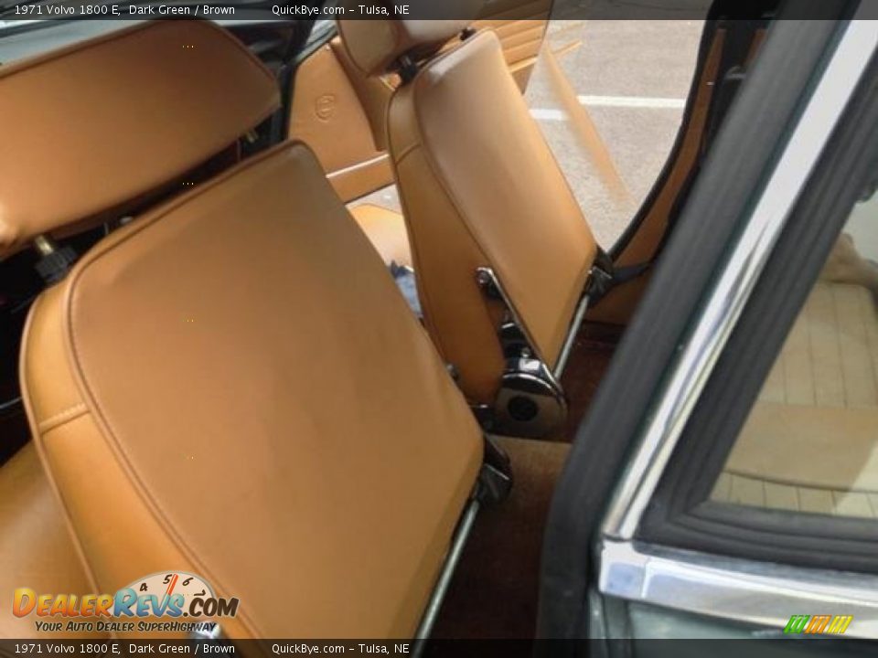 1971 Volvo 1800 E Dark Green / Brown Photo #10