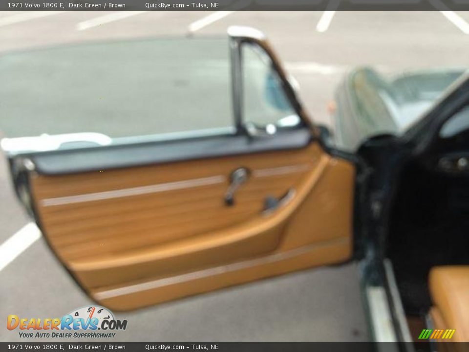 1971 Volvo 1800 E Dark Green / Brown Photo #15
