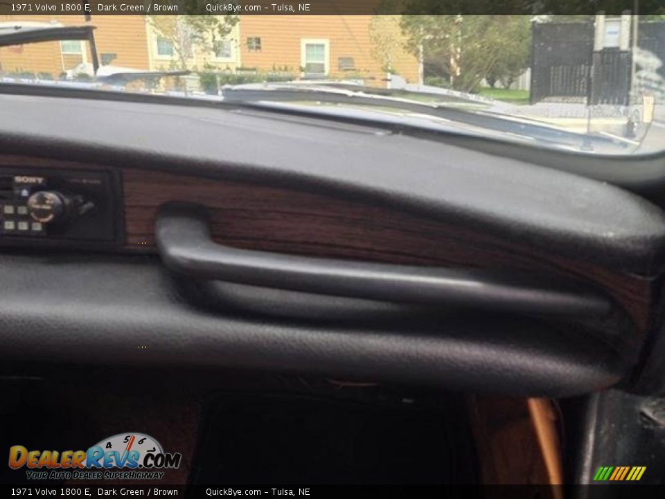 1971 Volvo 1800 E Dark Green / Brown Photo #17