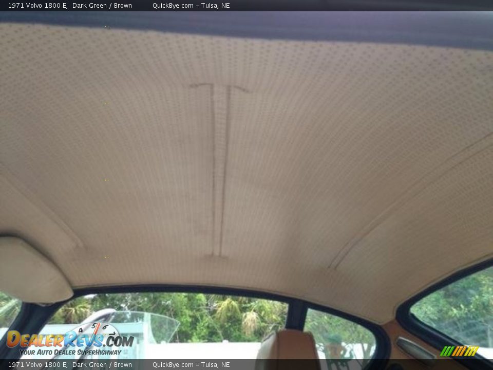 1971 Volvo 1800 E Dark Green / Brown Photo #18