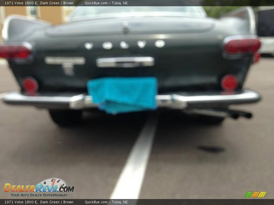 1971 Volvo 1800 E Dark Green / Brown Photo #23