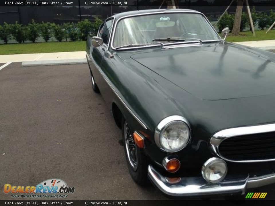 1971 Volvo 1800 E Dark Green / Brown Photo #25