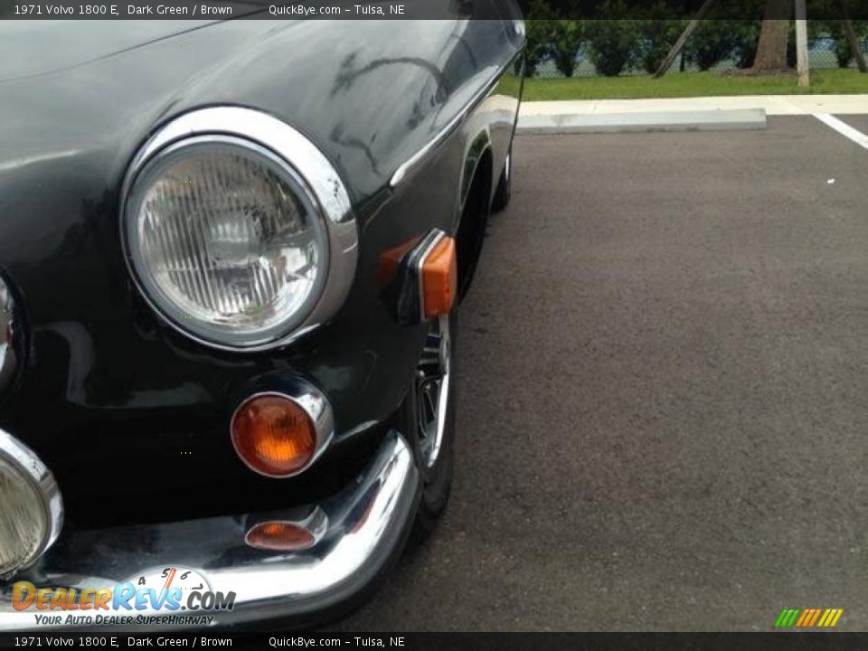 1971 Volvo 1800 E Dark Green / Brown Photo #26
