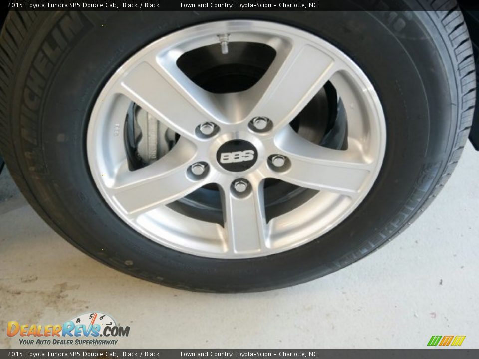 2015 Toyota Tundra SR5 Double Cab Black / Black Photo #3