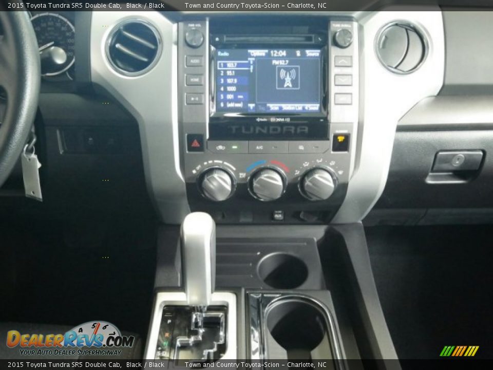 2015 Toyota Tundra SR5 Double Cab Black / Black Photo #13