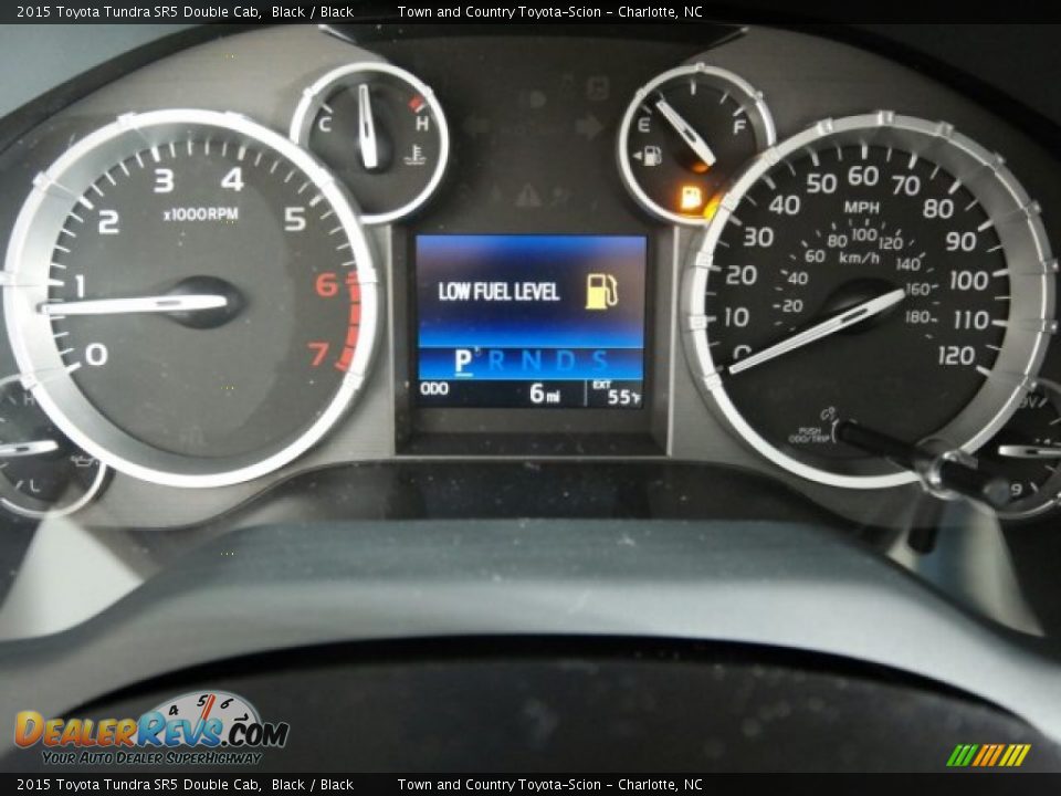 2015 Toyota Tundra SR5 Double Cab Black / Black Photo #14