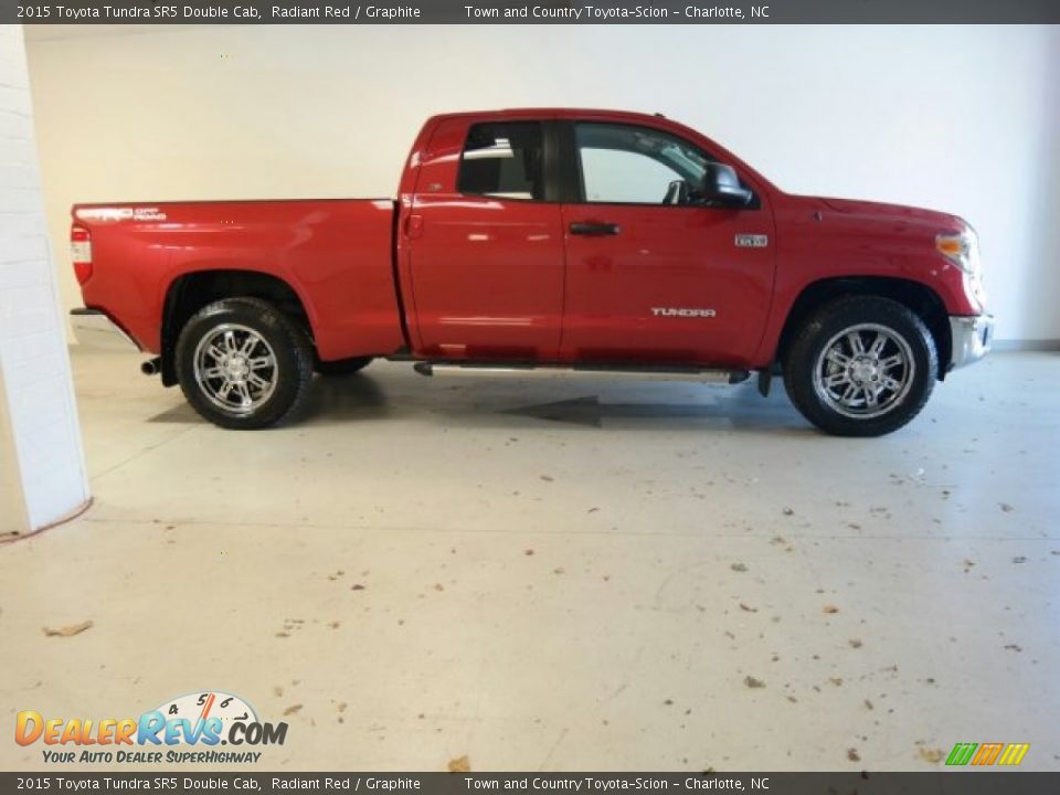 2015 Toyota Tundra SR5 Double Cab Radiant Red / Graphite Photo #1