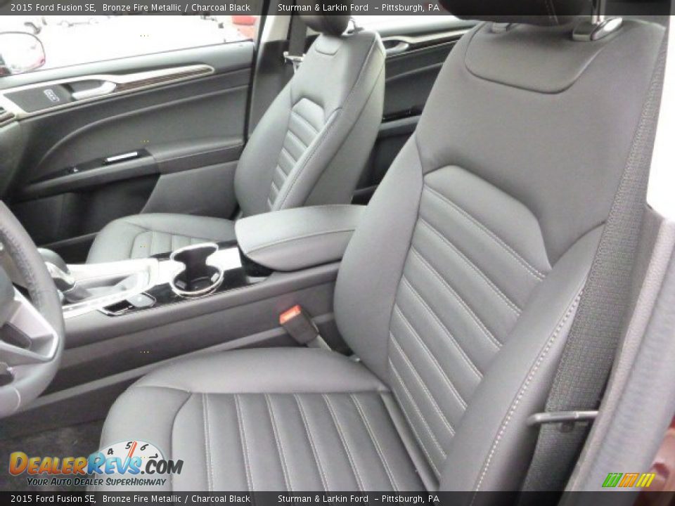 2015 Ford Fusion SE Bronze Fire Metallic / Charcoal Black Photo #8