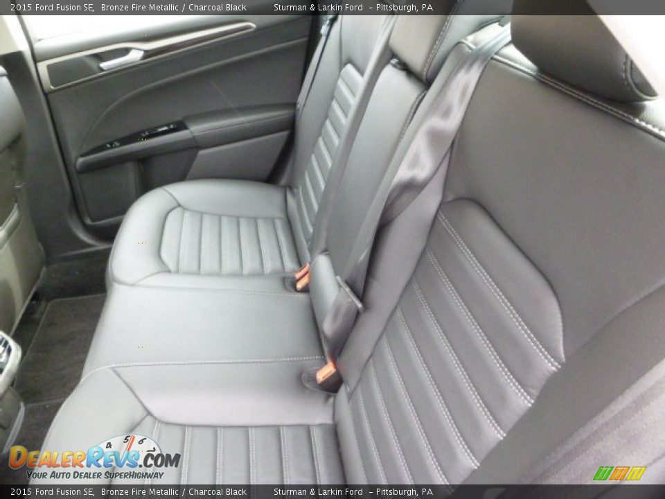 2015 Ford Fusion SE Bronze Fire Metallic / Charcoal Black Photo #9