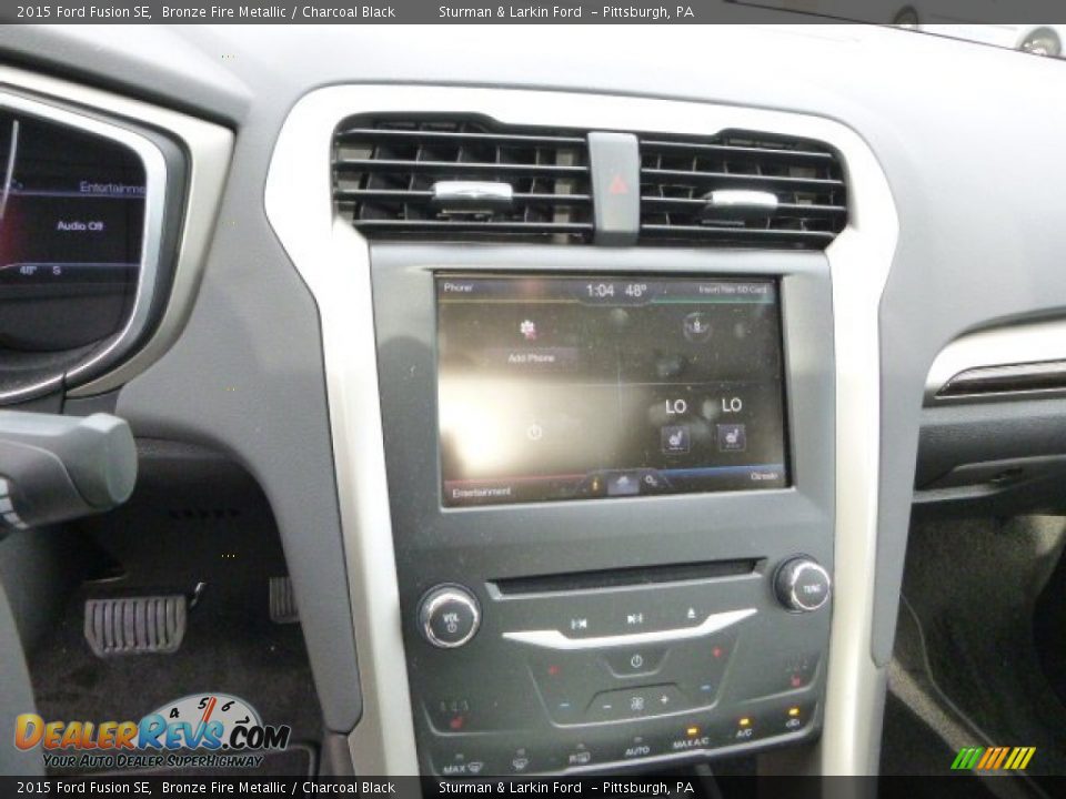 2015 Ford Fusion SE Bronze Fire Metallic / Charcoal Black Photo #13