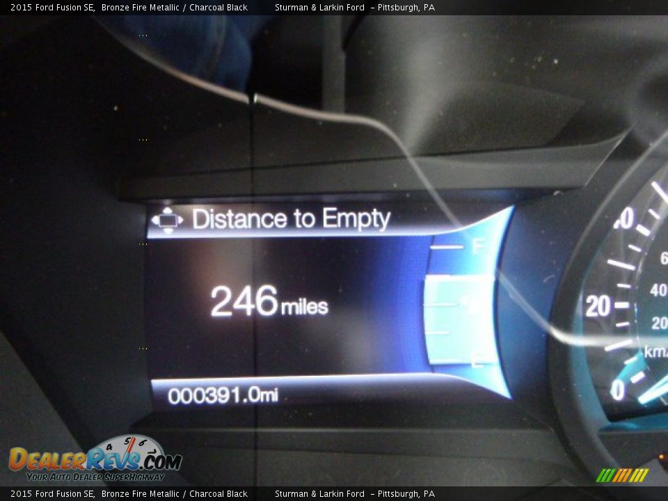 2015 Ford Fusion SE Bronze Fire Metallic / Charcoal Black Photo #14