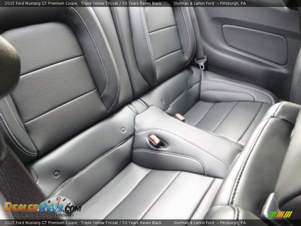 Rear Seat of 2015 Ford Mustang GT Premium Coupe Photo #12